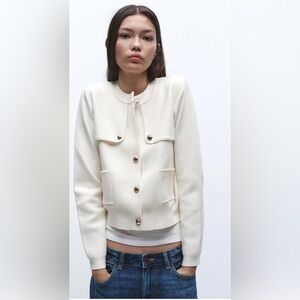 NWT ZARA KNIT CARDIGAN